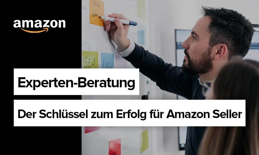 Amazon Seller arbeitet mit Berater an der Optimierung seiner Produktlistings, Seven Bytes Media