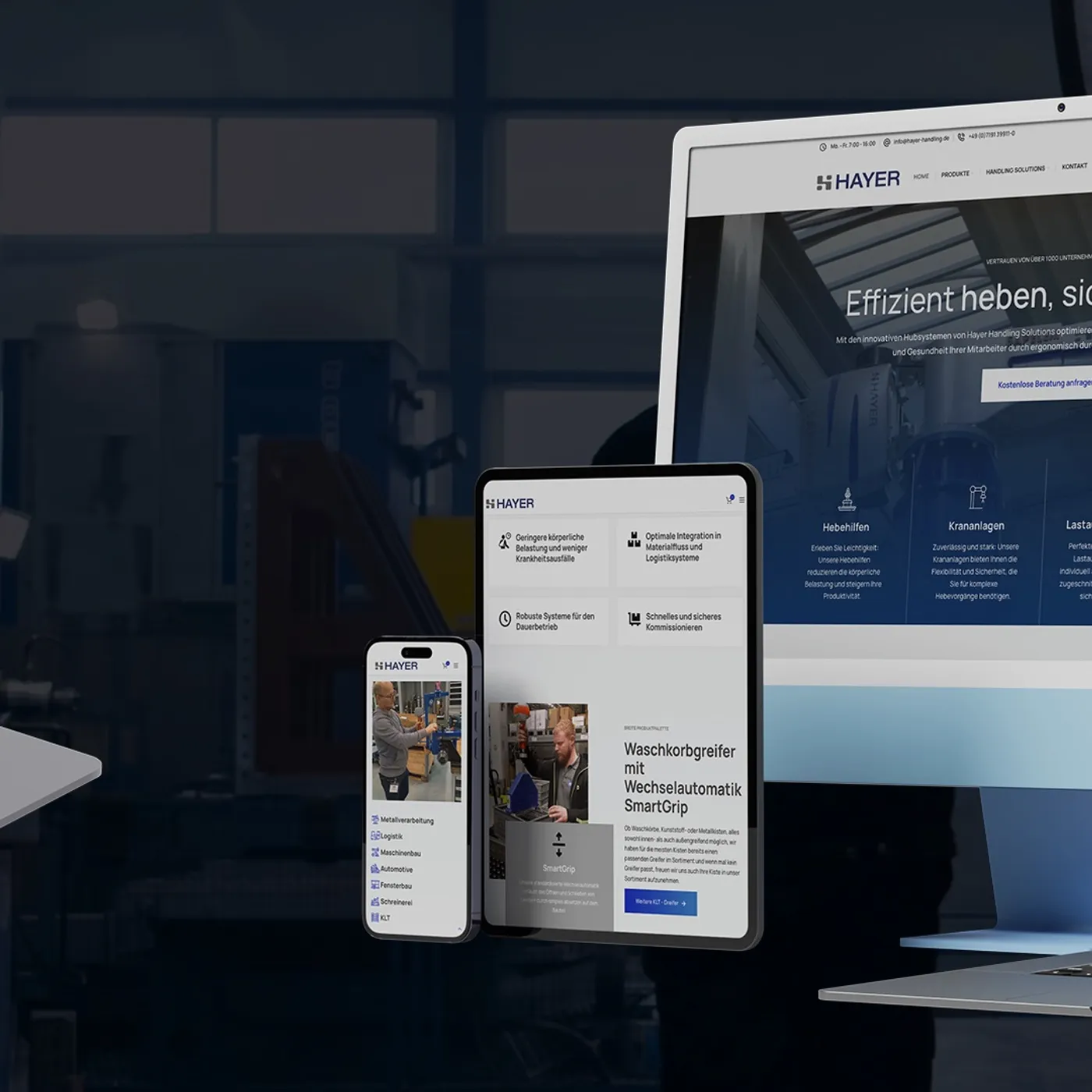 HAYER Website-Showcase, Motiv 2