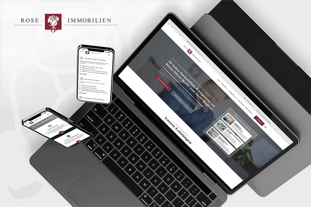 Rose Immobilien, Referenz von Seven Bytes Media