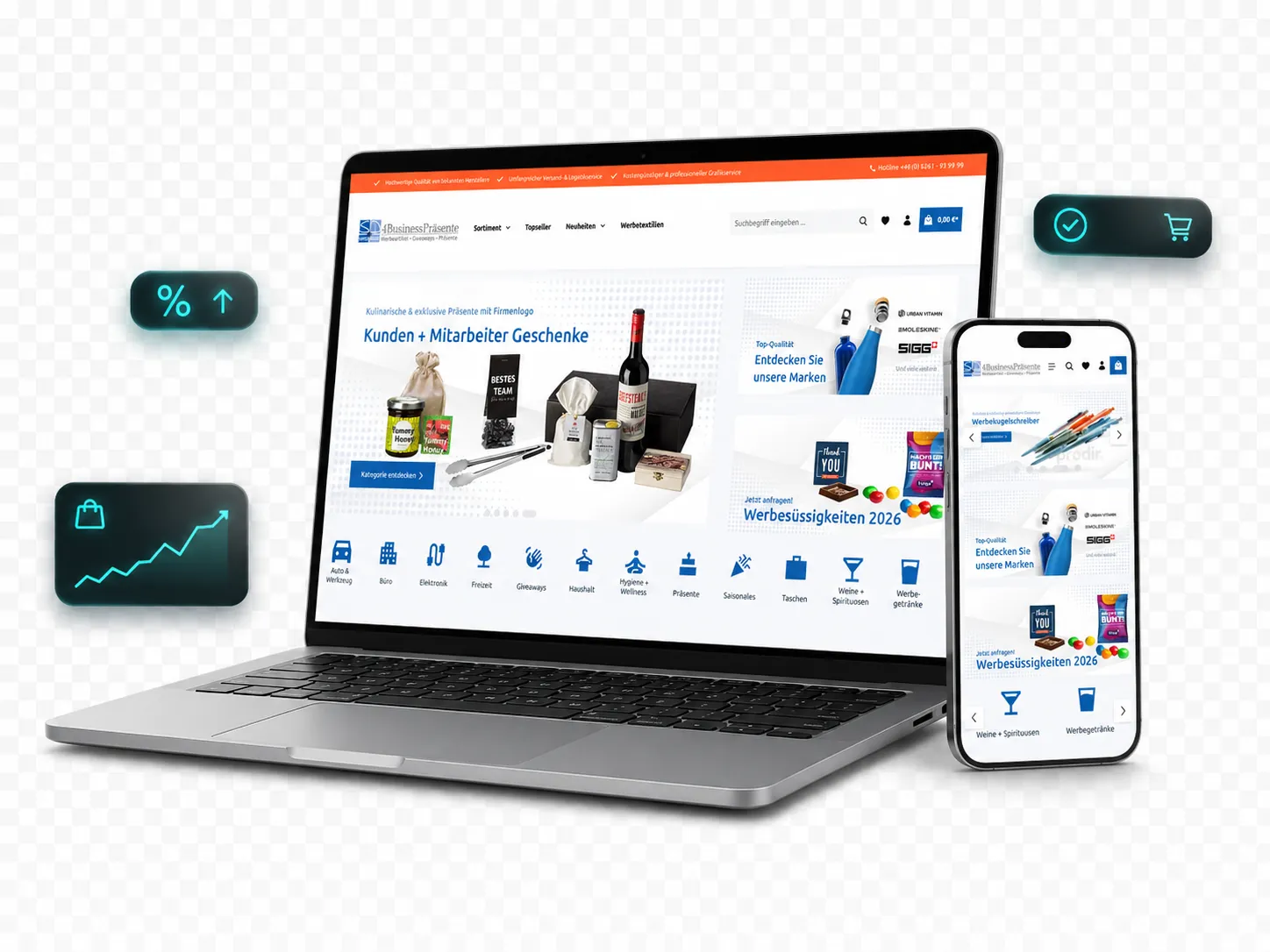 Onlineshop für SD 4BusinessPräsente, Werbegeschenke und Businesspräsente