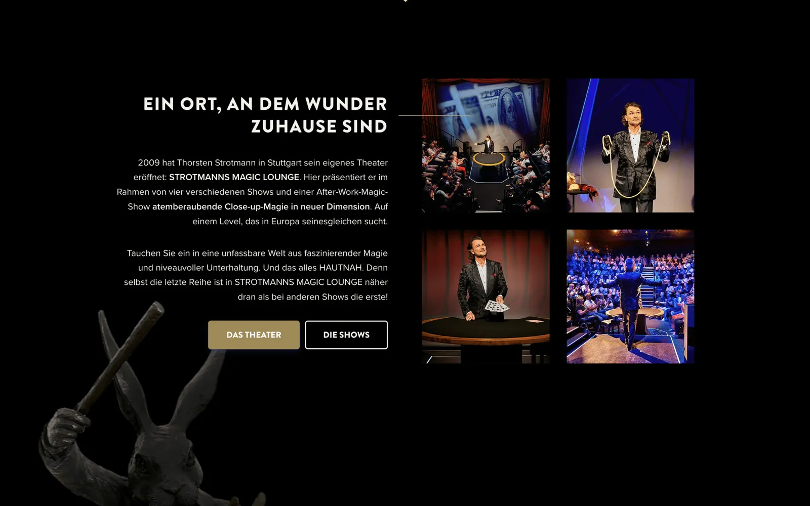 STROTMANNS Magic Lounge Bereich Das Theater