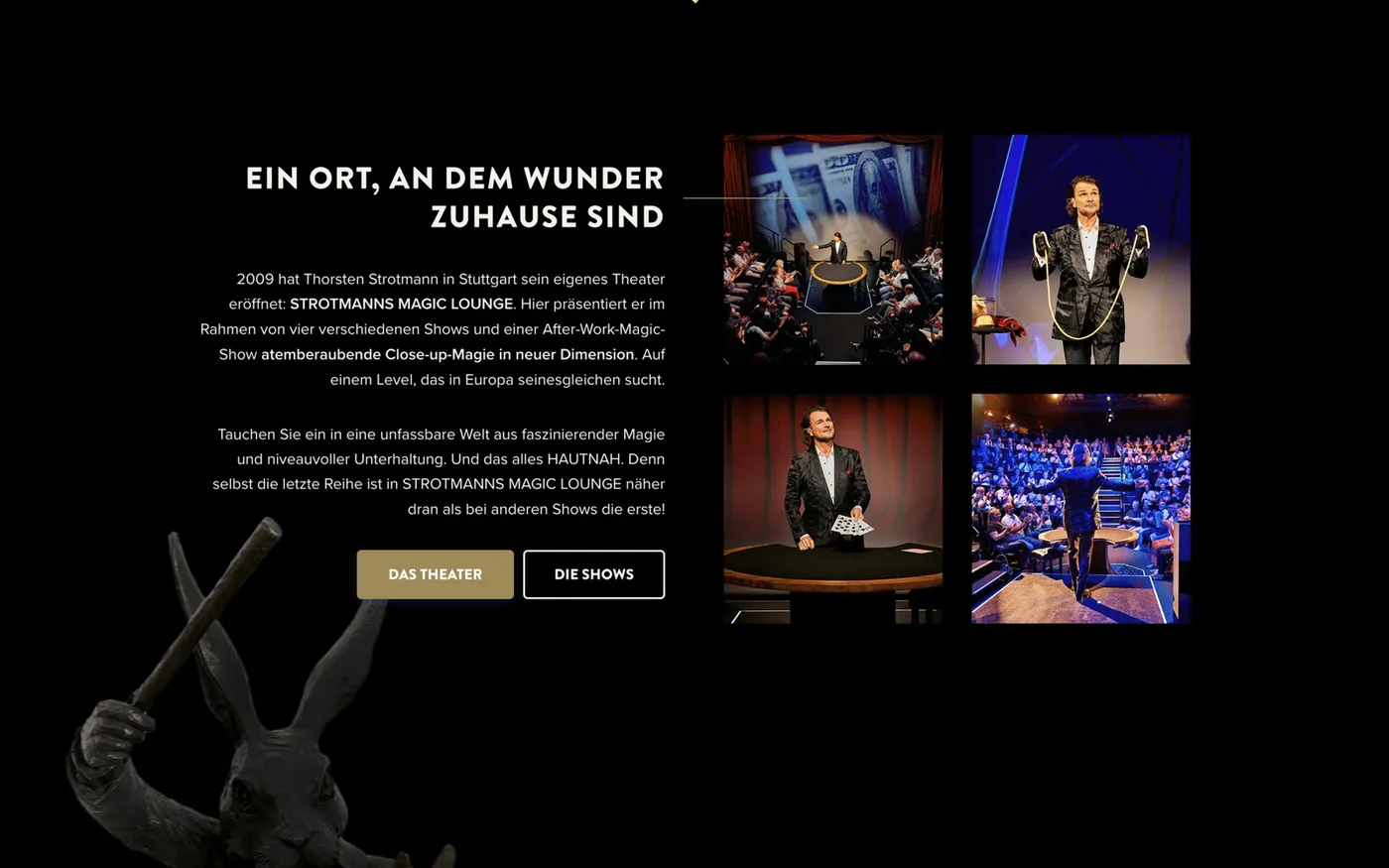 STROTMANNS Magic Lounge Bereich Das Theater