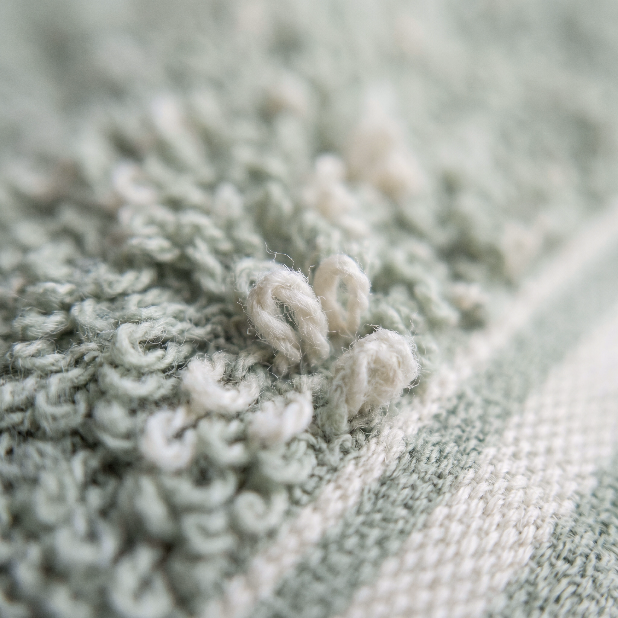Detailaufnahme der weichen Handtuch-Textur