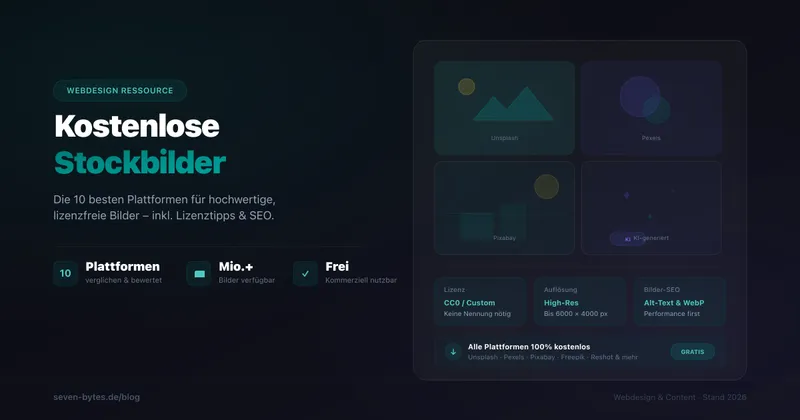 Kostenlose Stockbilder finden: Die besten Plattformen für Websites und Social Media