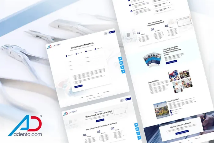 Website-Referenz Adenta GmbH, Seven Bytes Media, Digitalagentur Winnenden