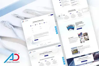 Adenta, Corporate Website Medizintechnik