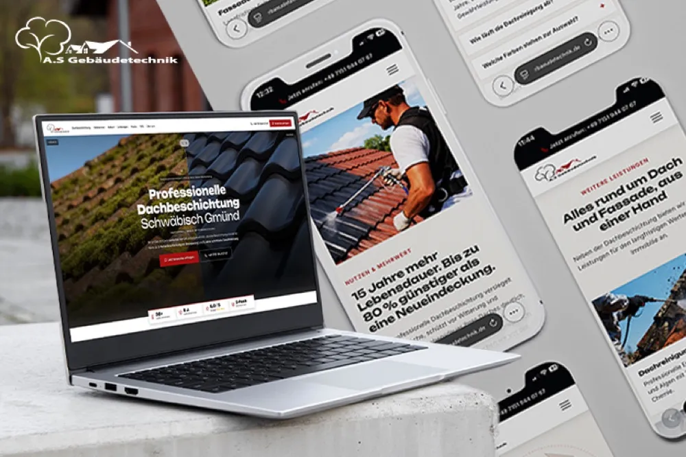 Website-Referenz A.S Gebäudetechnik von Seven Bytes Media
