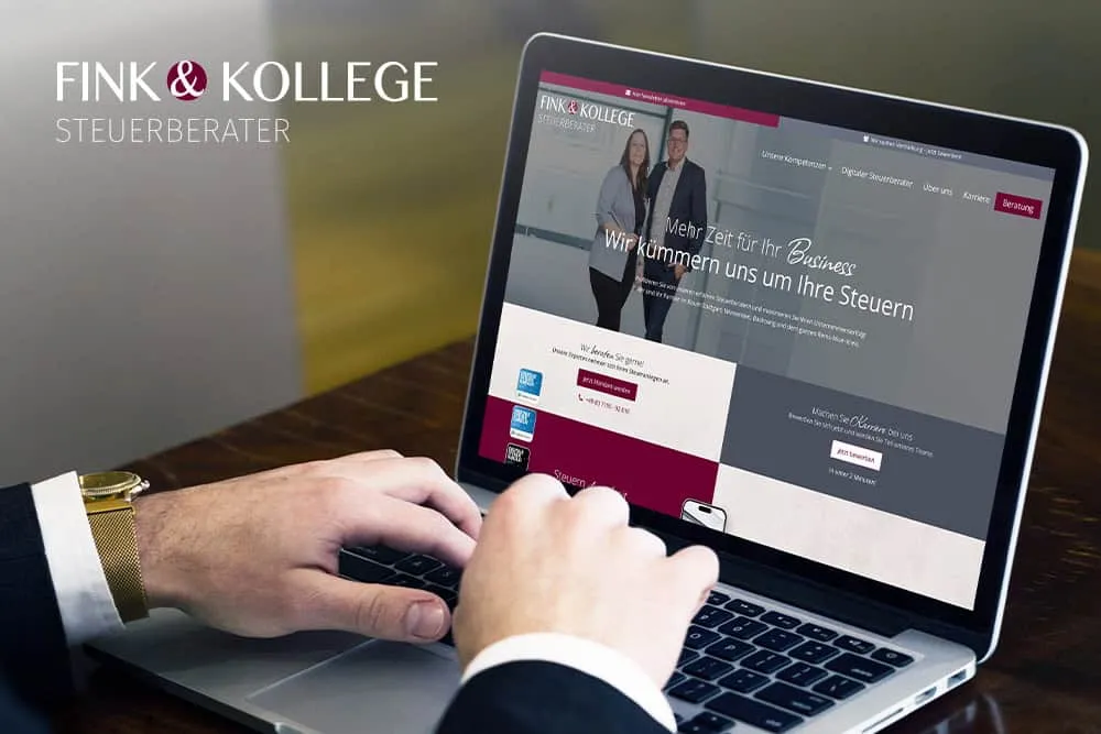 Website-Referenz Fink & Kollege von Seven Bytes Media