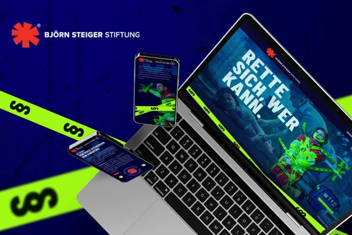 Website-Referenz Rettet-die-Retter, Seven Bytes Media, Digitalagentur Winnenden
