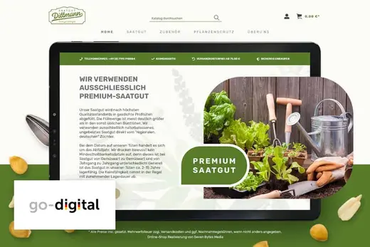 Onlineshop-Referenz Saatgut Dillmann
