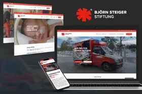 Steiger Stiftung, Corporate Website