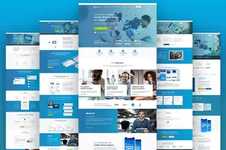 TeamViewer, Landingpage Tech-Unternehmen
