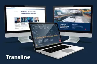 Transline, Übersetzungsagentur Website
