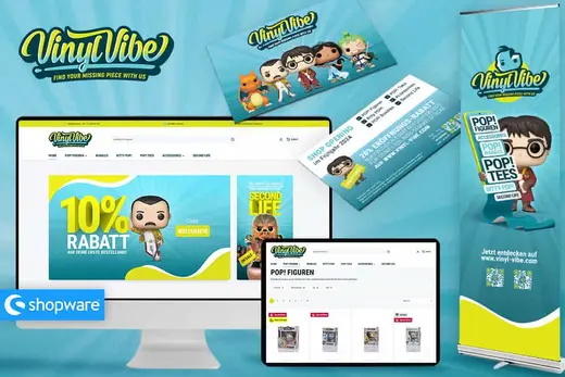 Onlineshop-Referenz Vinyl Vibe