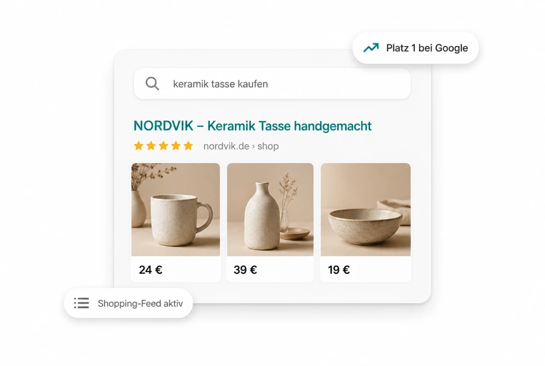 Shop-SEO und Google-Shopping-Anzeigen für Produkte