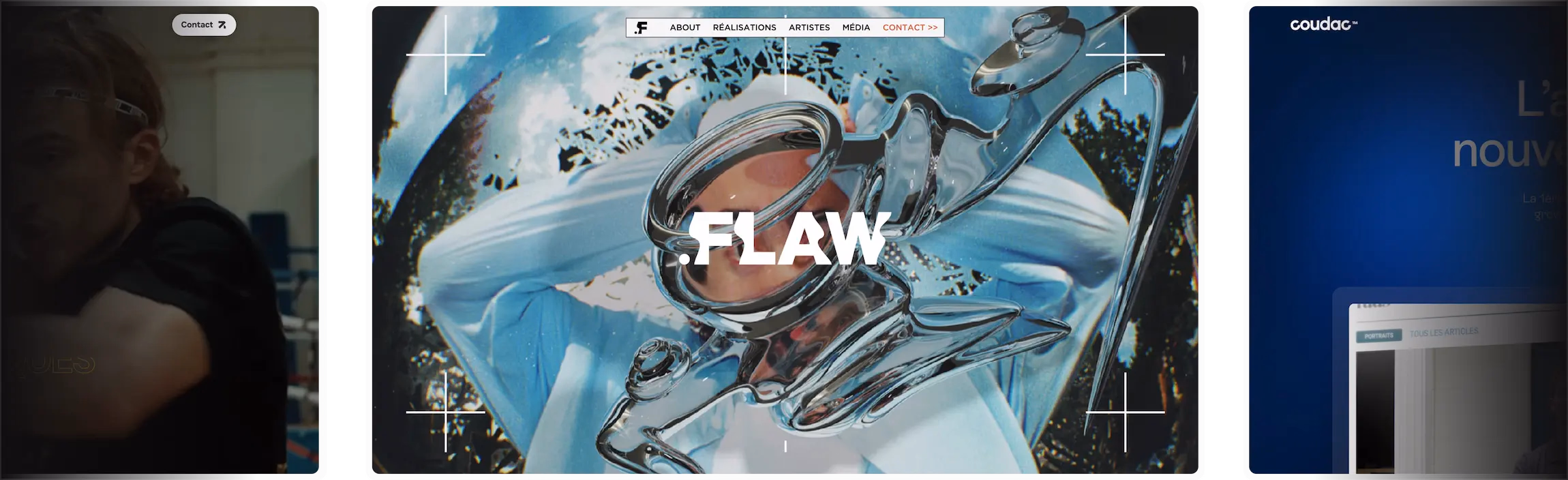 Collage von Website-Projekten von Seven Bytes Media