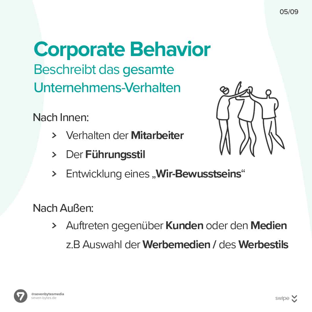 Erklärung Corporate Behavior